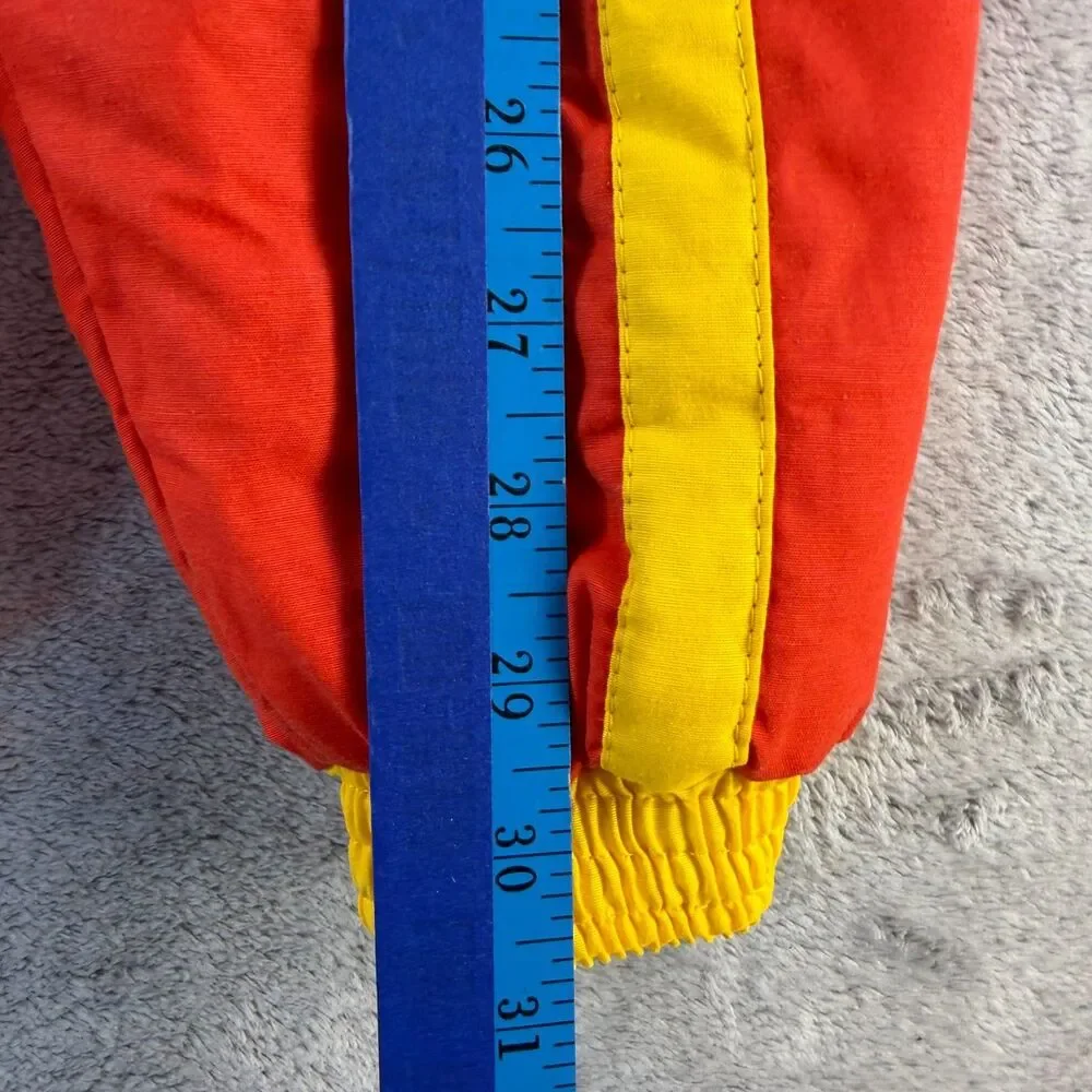 Vintage Ozona Kids Snowsuit 2T 86 France Colorblock Red Blue Yellow
